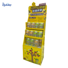 Cardboard display stand for helmet energy drinking display racks